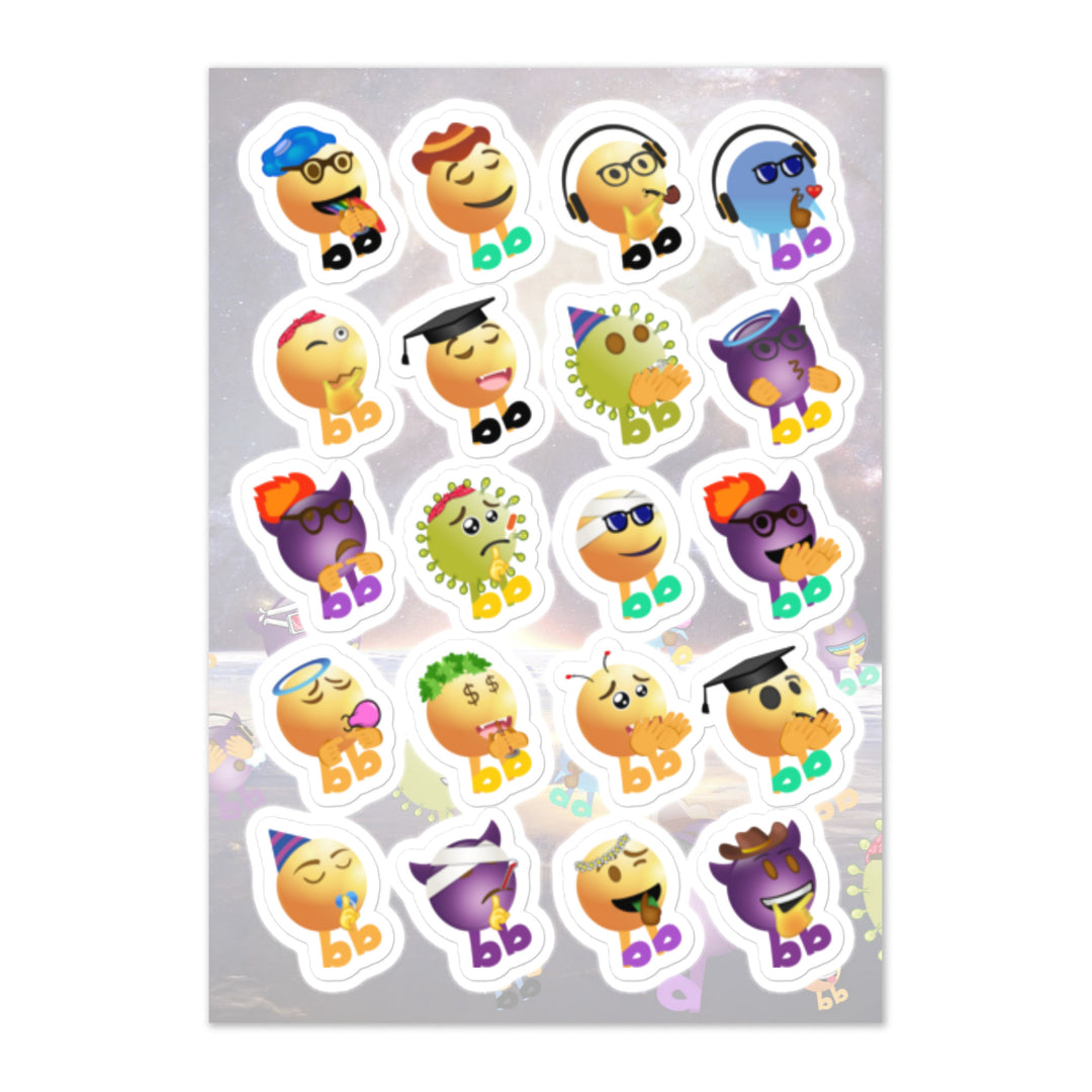 Megabb Buddy Stickers - Emojibb