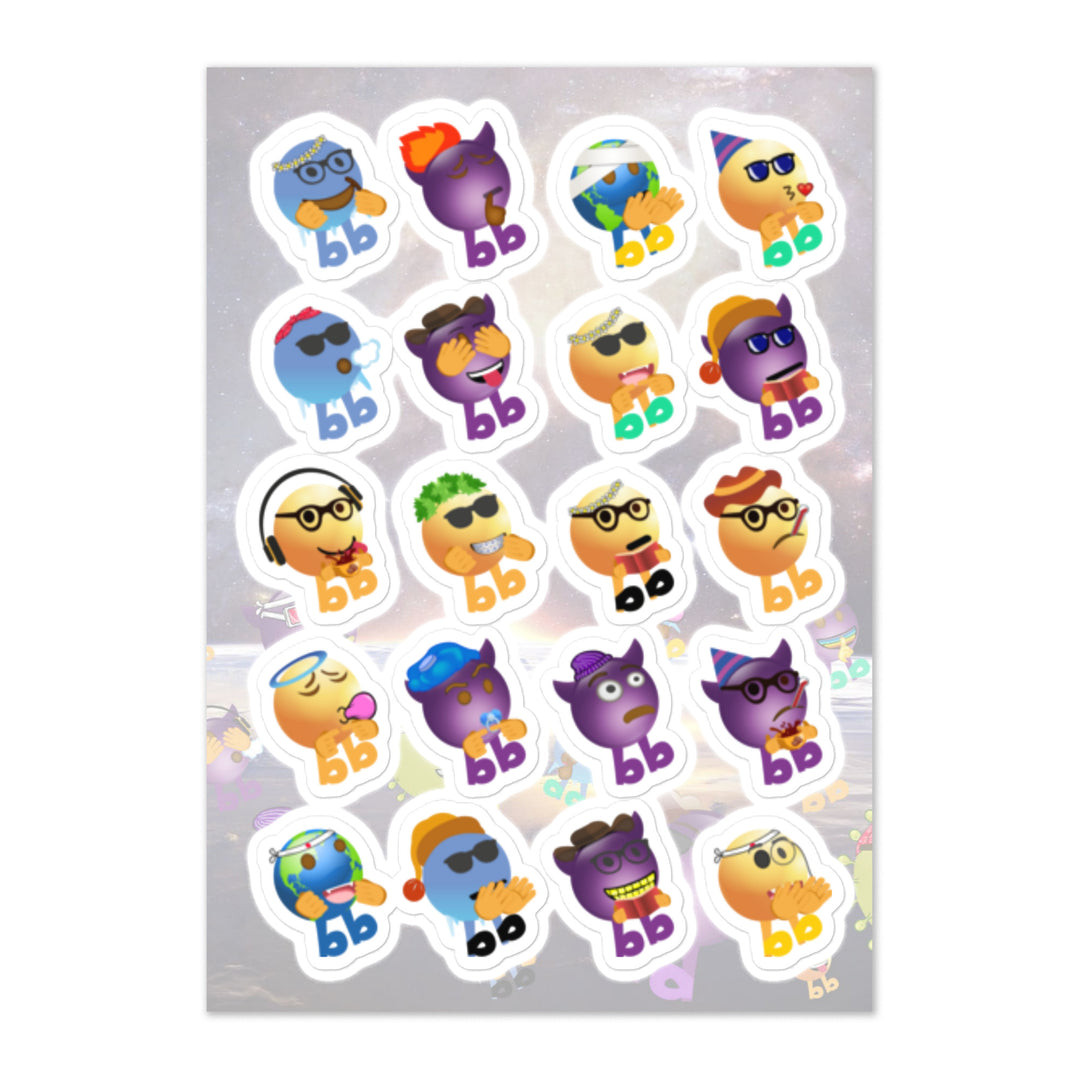 Megabb Buddy Stickers - Emojibb