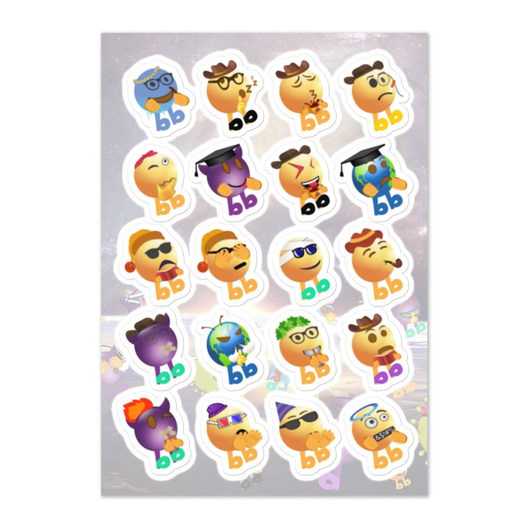 Megabb Buddy Stickers - Emojibb