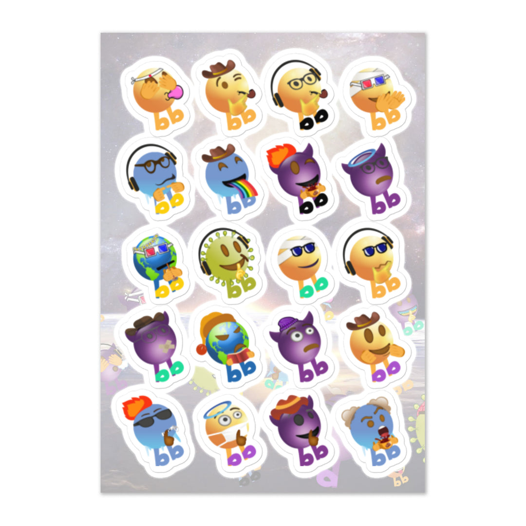 Megabb Buddy Stickers - Emojibb