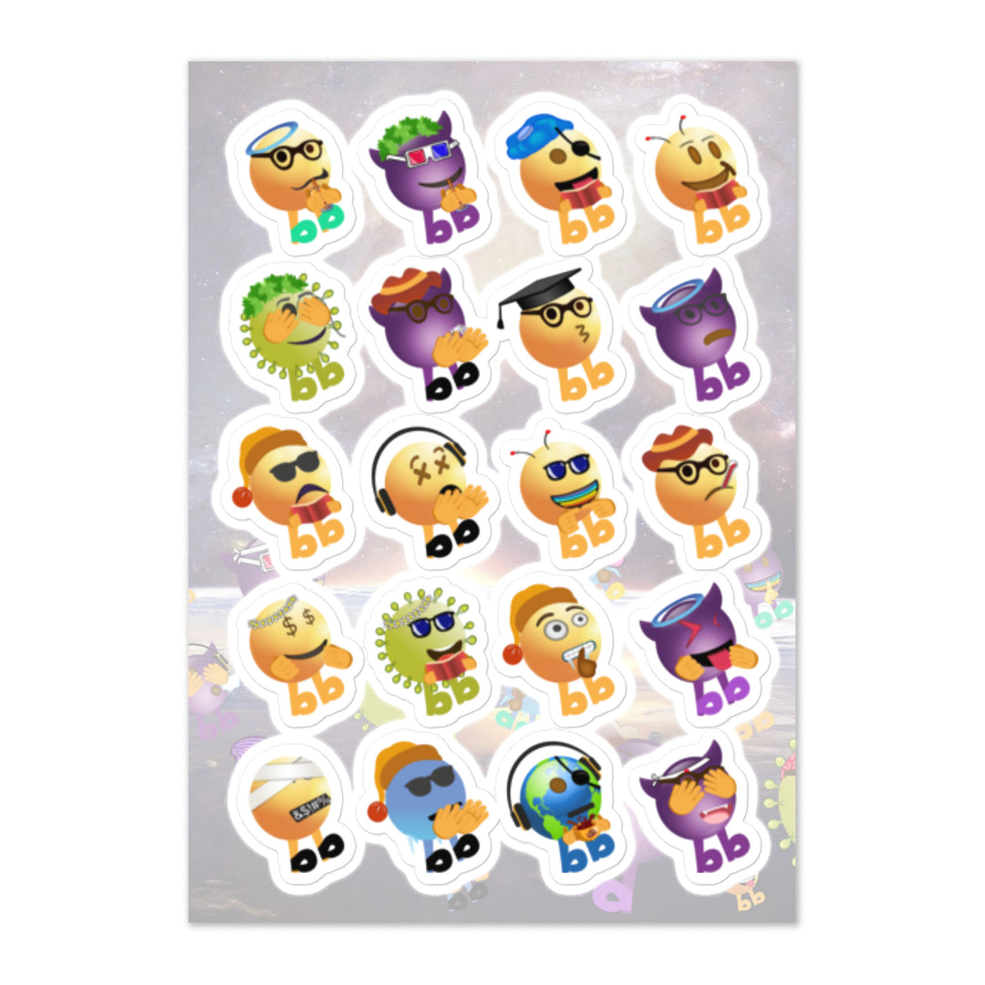 Megabb Buddy Stickers - Emojibb