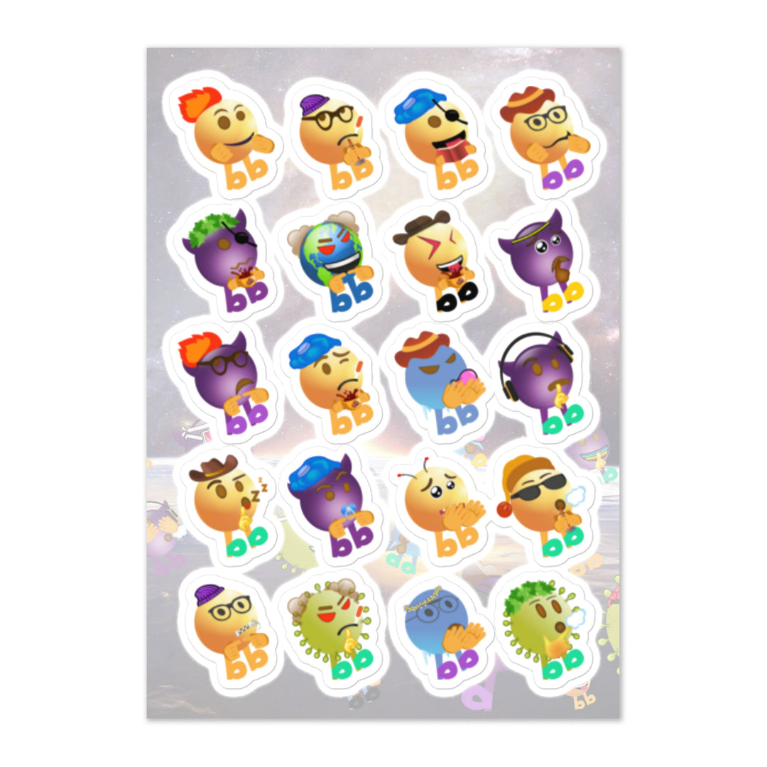 Megabb Buddy Stickers - Emojibb