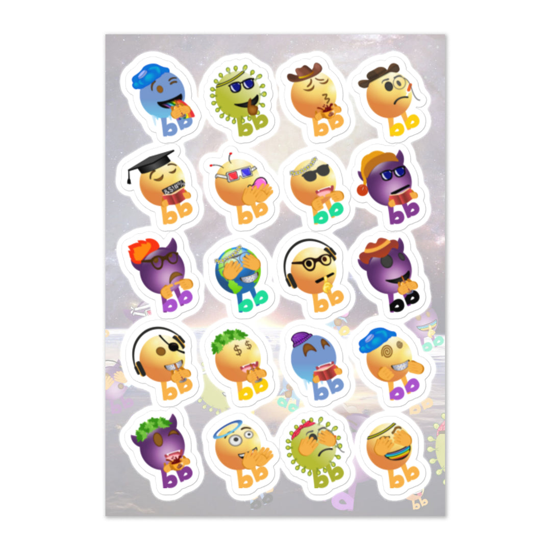 Megabb Buddy Stickers - Emojibb
