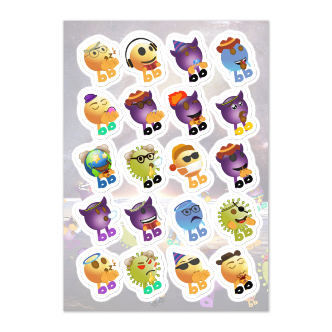 Megabb Buddy Stickers - Emojibb