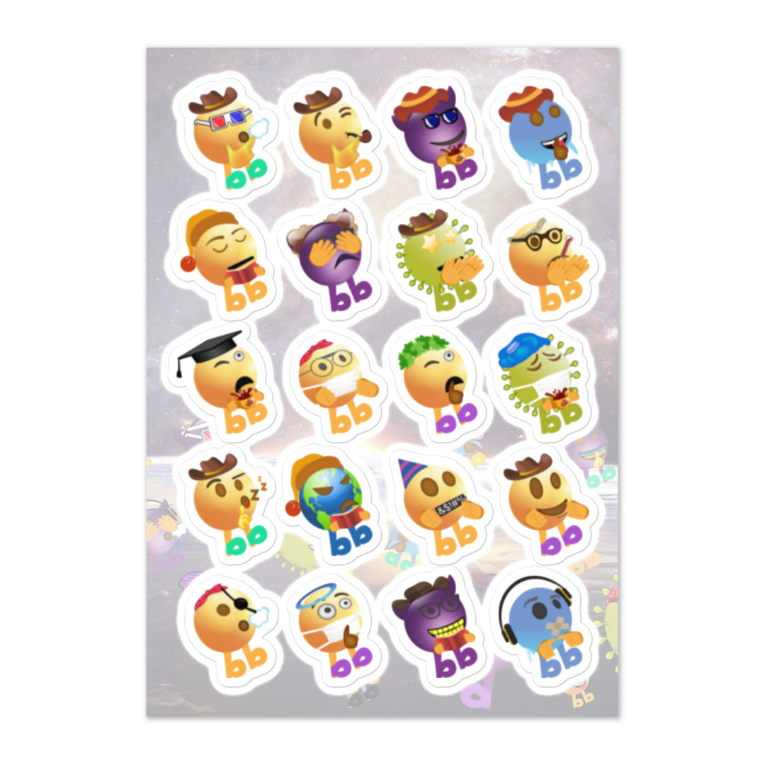 Megabb Buddy Stickers - Emojibb