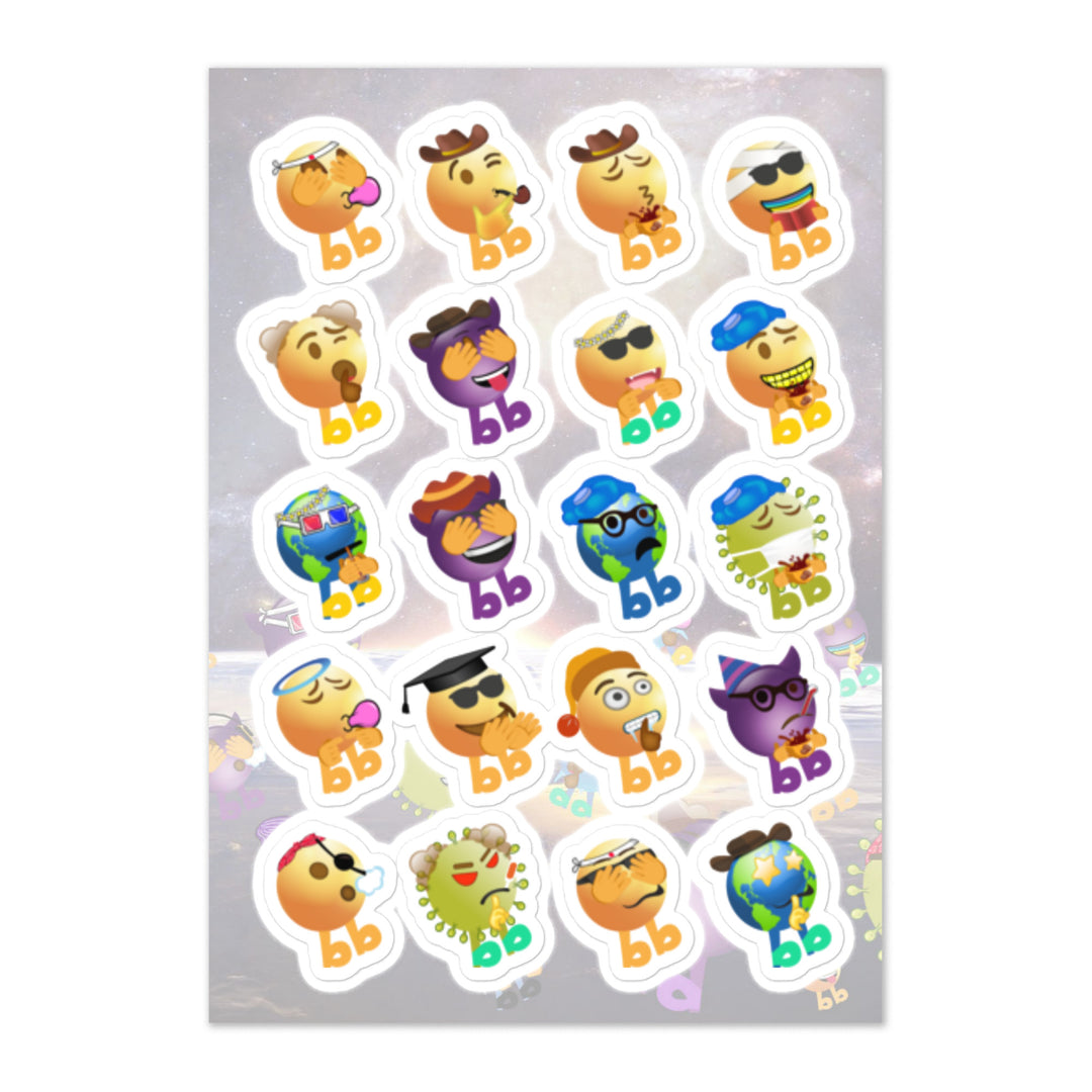 Megabb Buddy Stickers - Emojibb