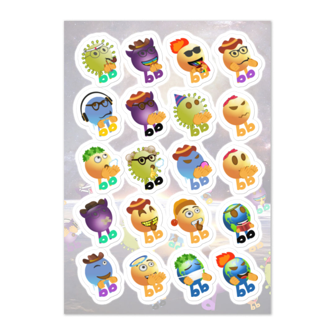 Megabb Buddy Stickers - Emojibb