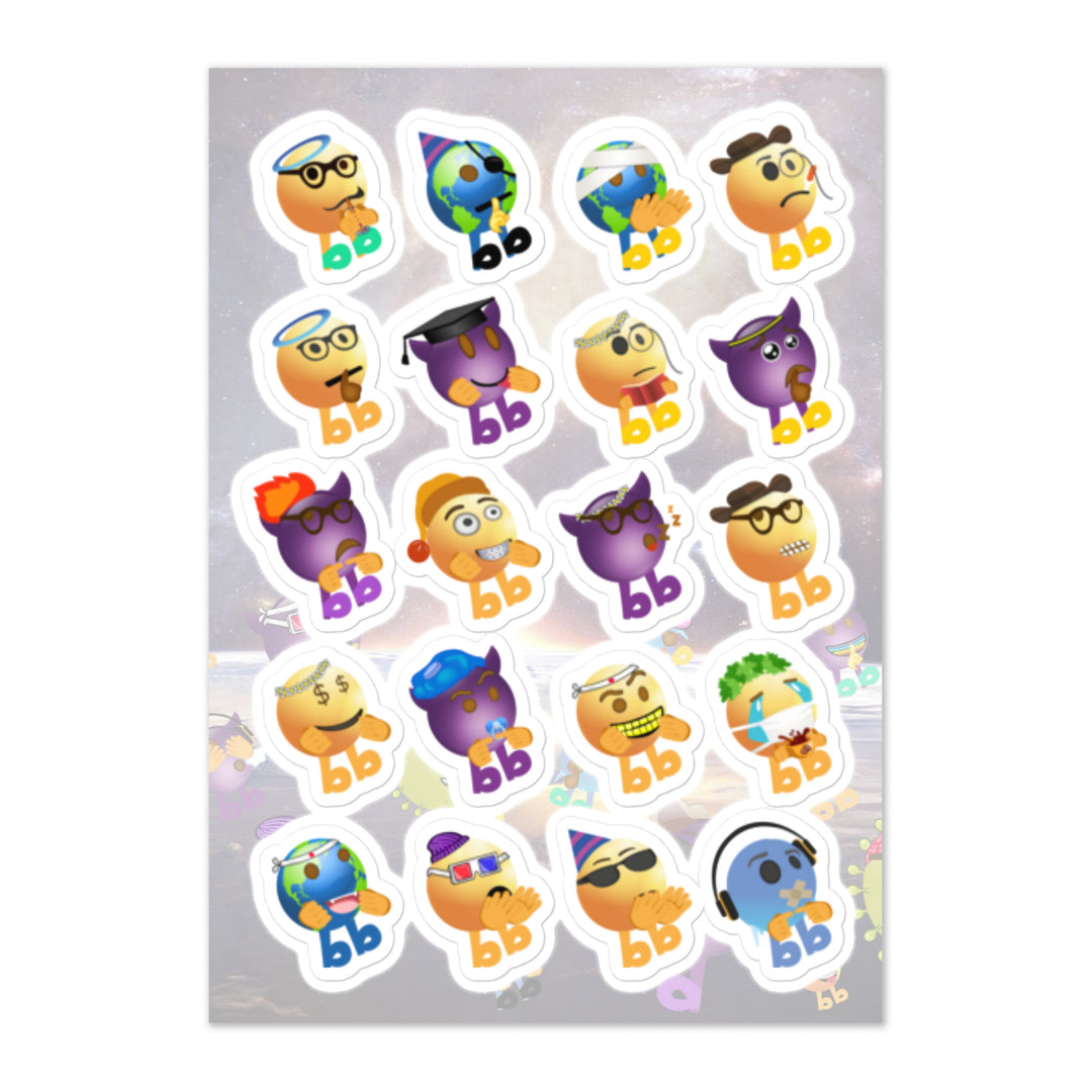 Megabb Buddy Stickers - Emojibb