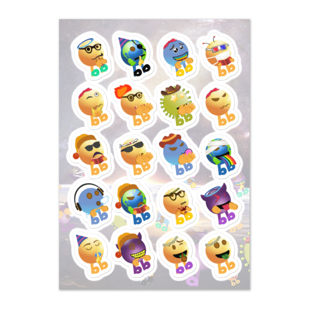 Megabb Buddy Stickers - Emojibb