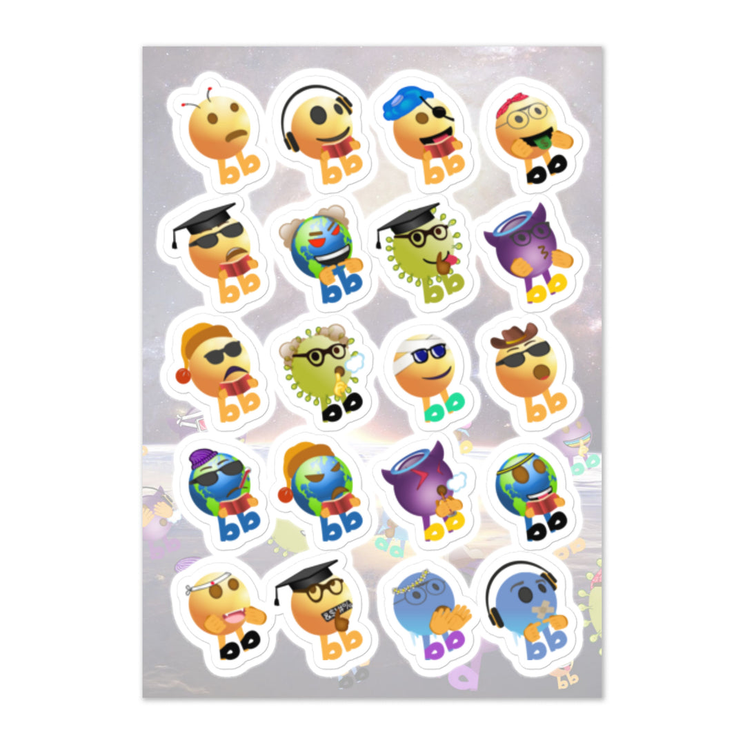 Megabb Buddy Stickers - Emojibb