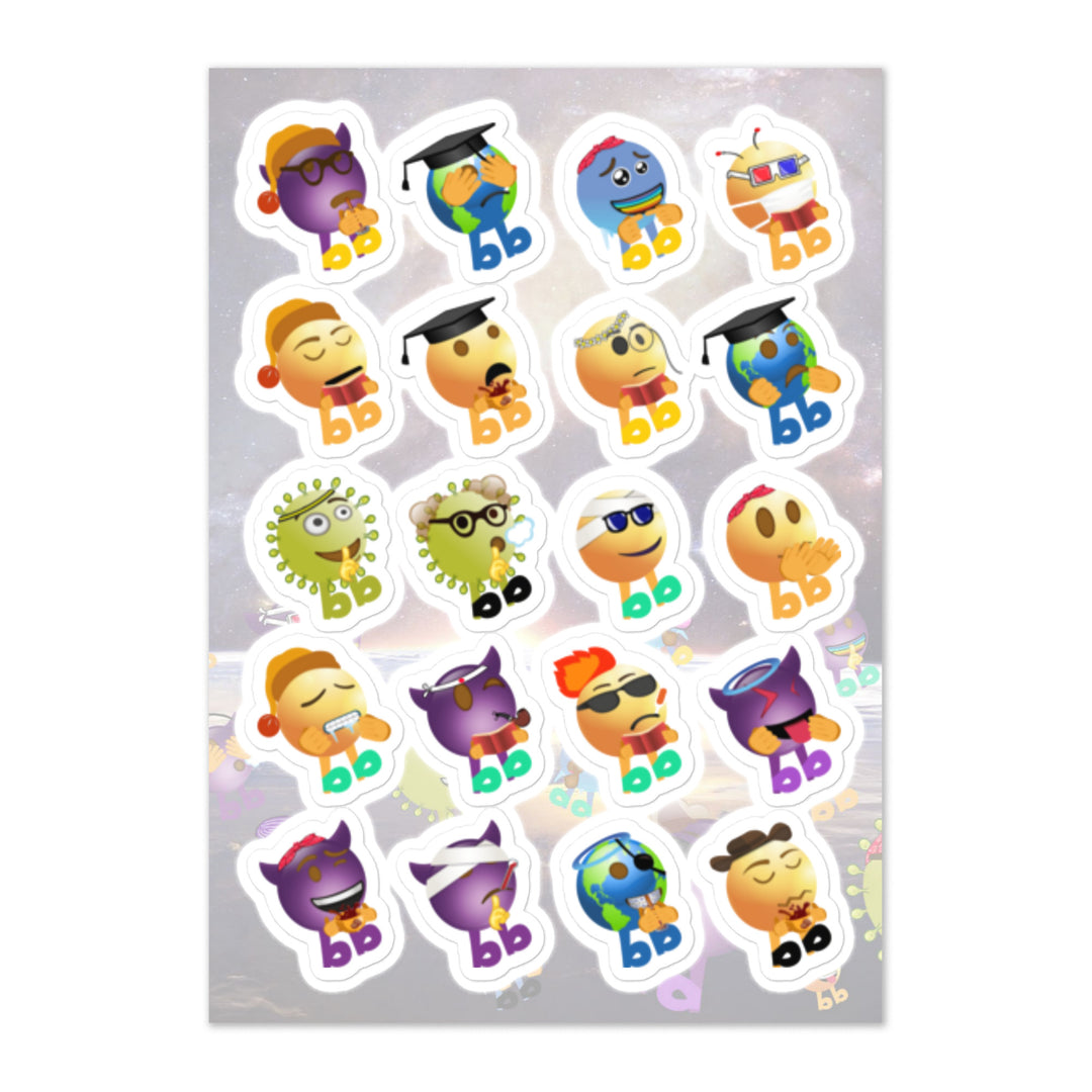 Megabb Buddy Stickers - Emojibb