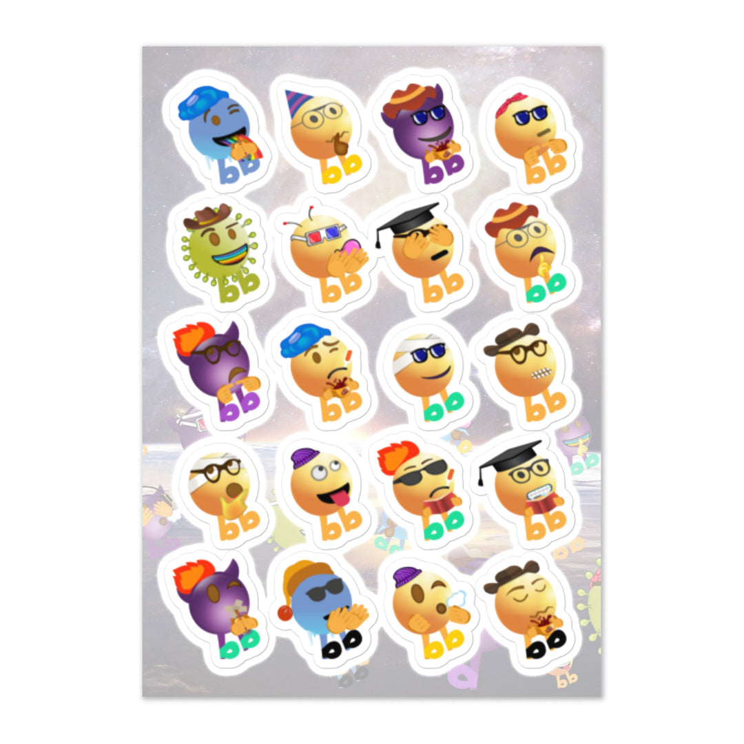 Megabb Buddy Stickers - Emojibb