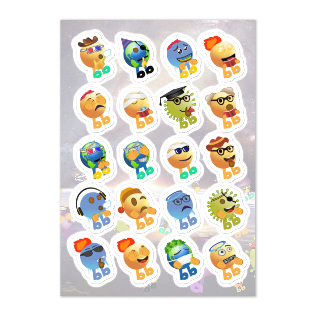 Megabb Buddy Stickers - Emojibb