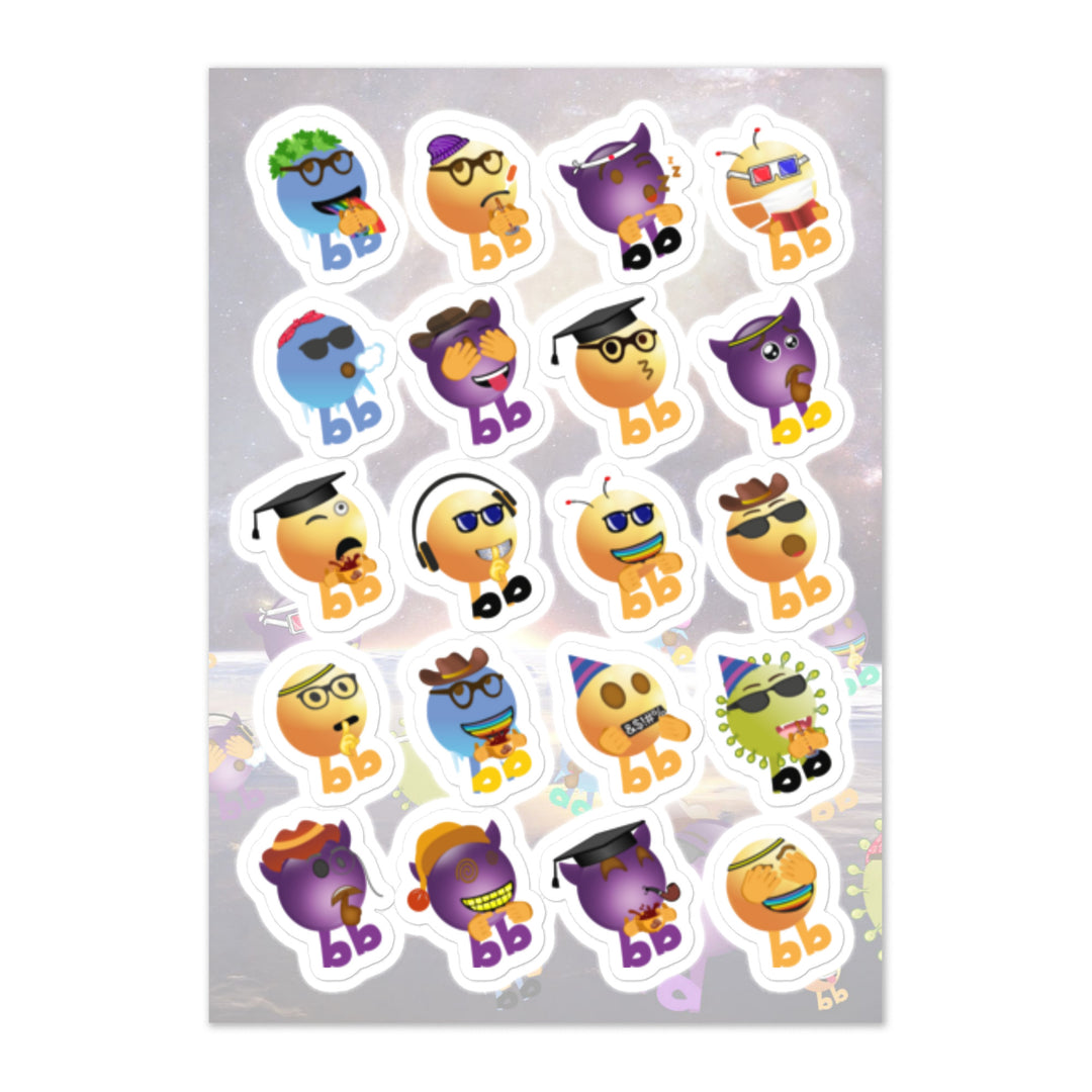 Megabb Buddy Stickers - Emojibb