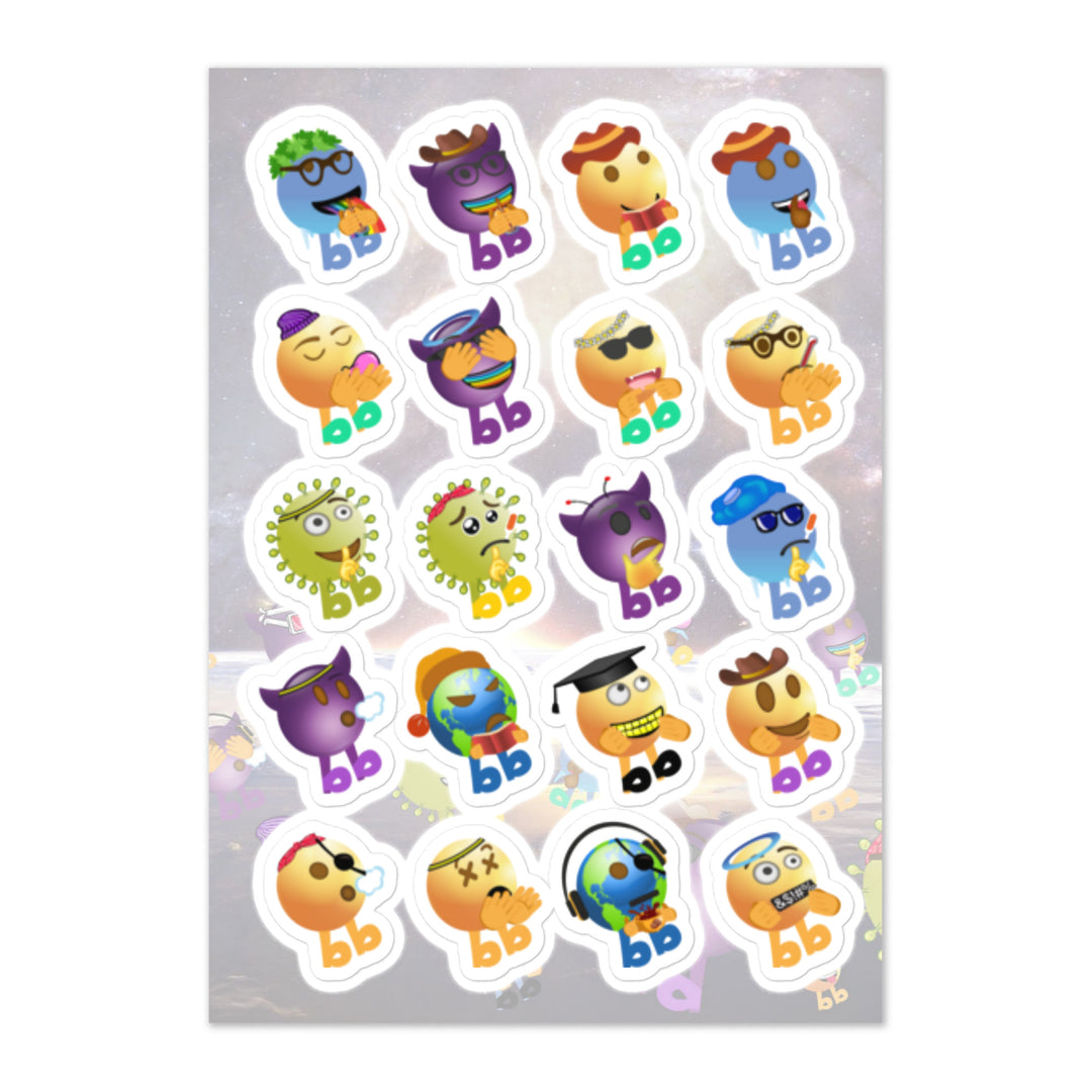 Megabb Buddy Stickers - Emojibb