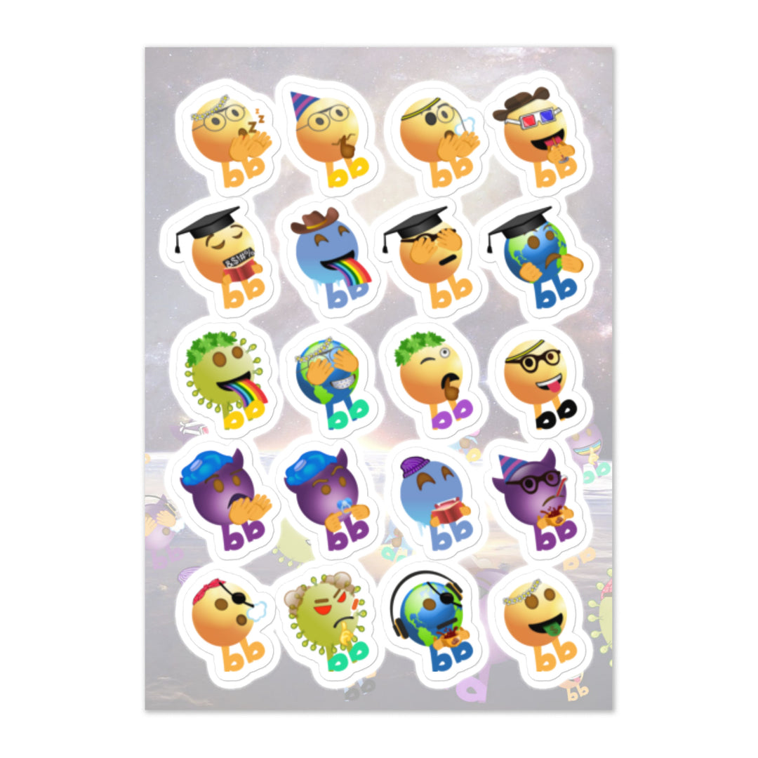 Megabb Buddy Stickers - Emojibb
