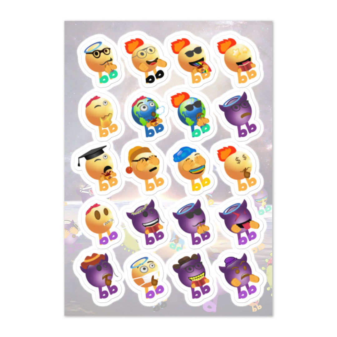 Megabb Buddy Stickers - Emojibb