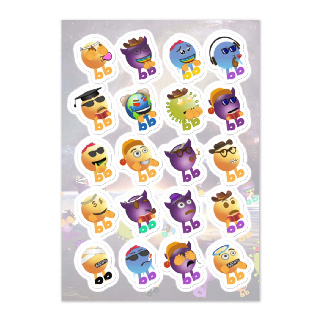 Megabb Buddy Stickers - Emojibb