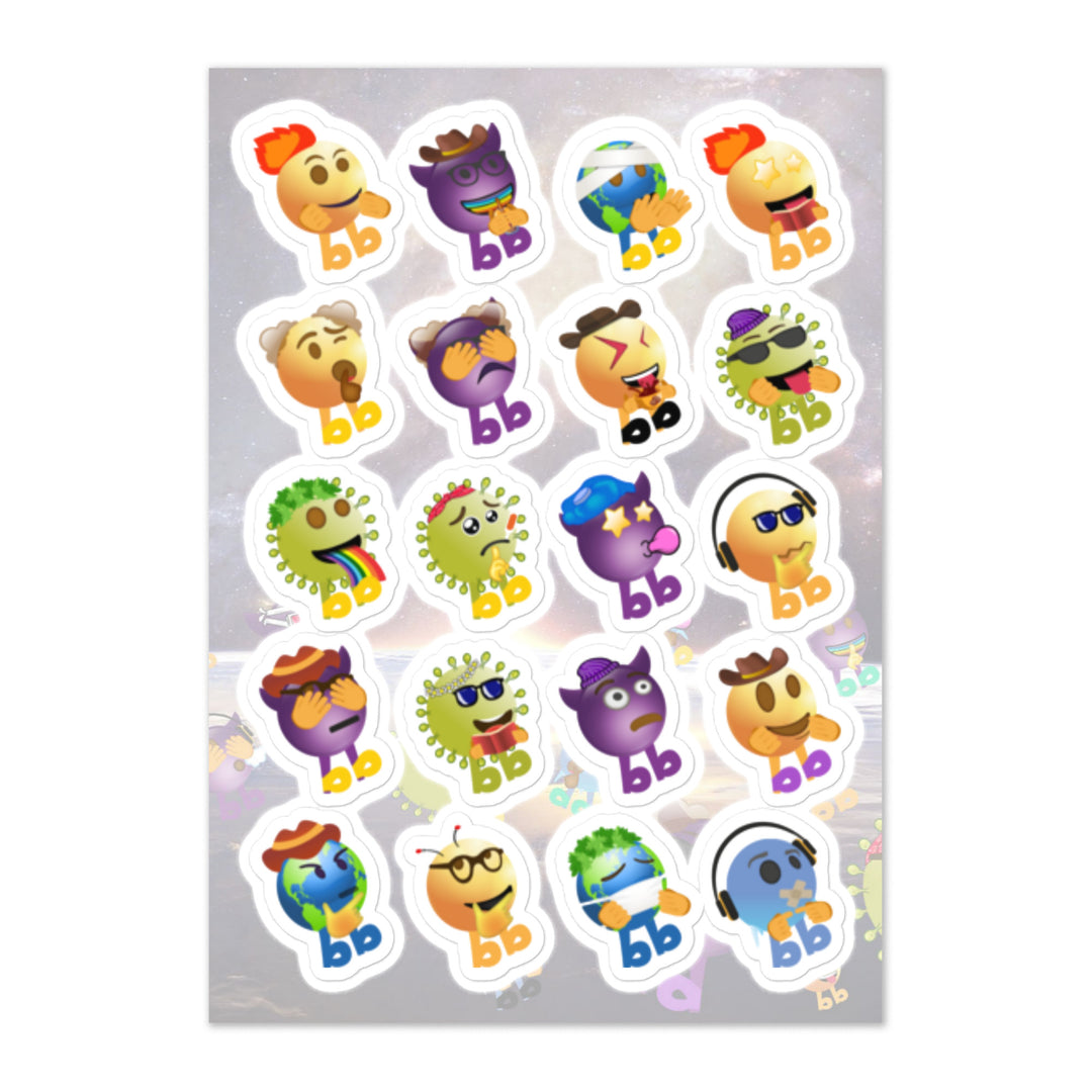 Megabb Buddy Stickers - Emojibb