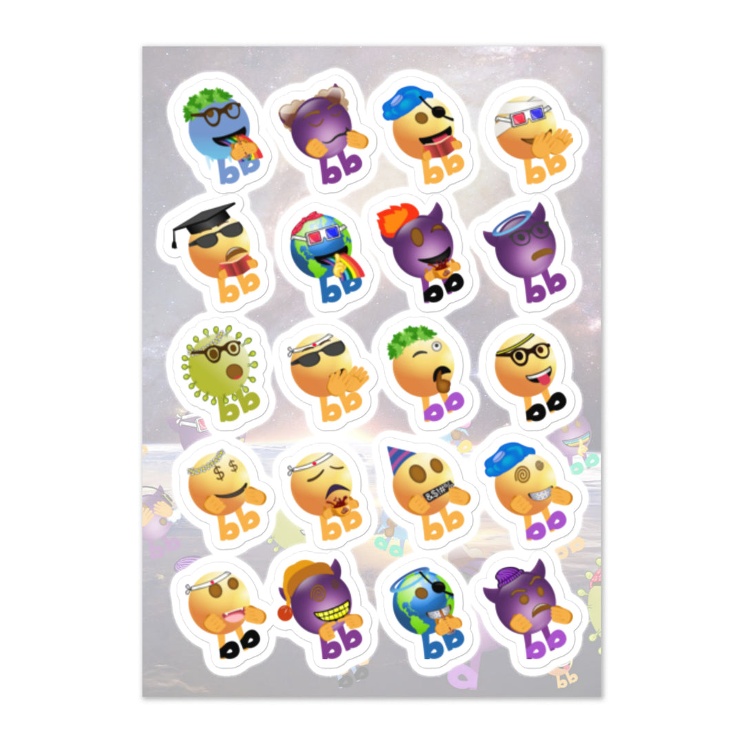 Megabb Buddy Stickers - Emojibb