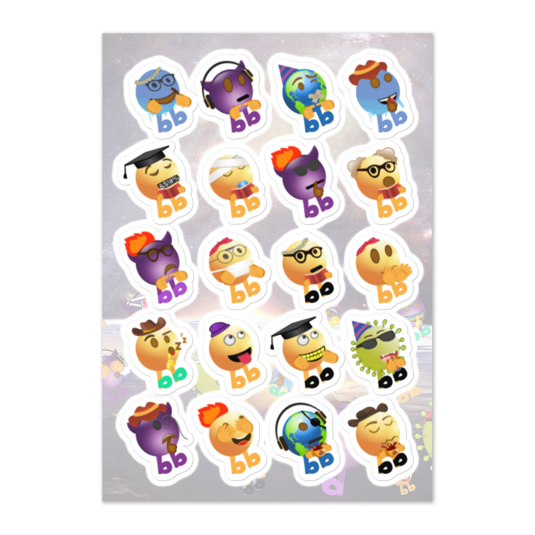 Megabb Buddy Stickers - Emojibb
