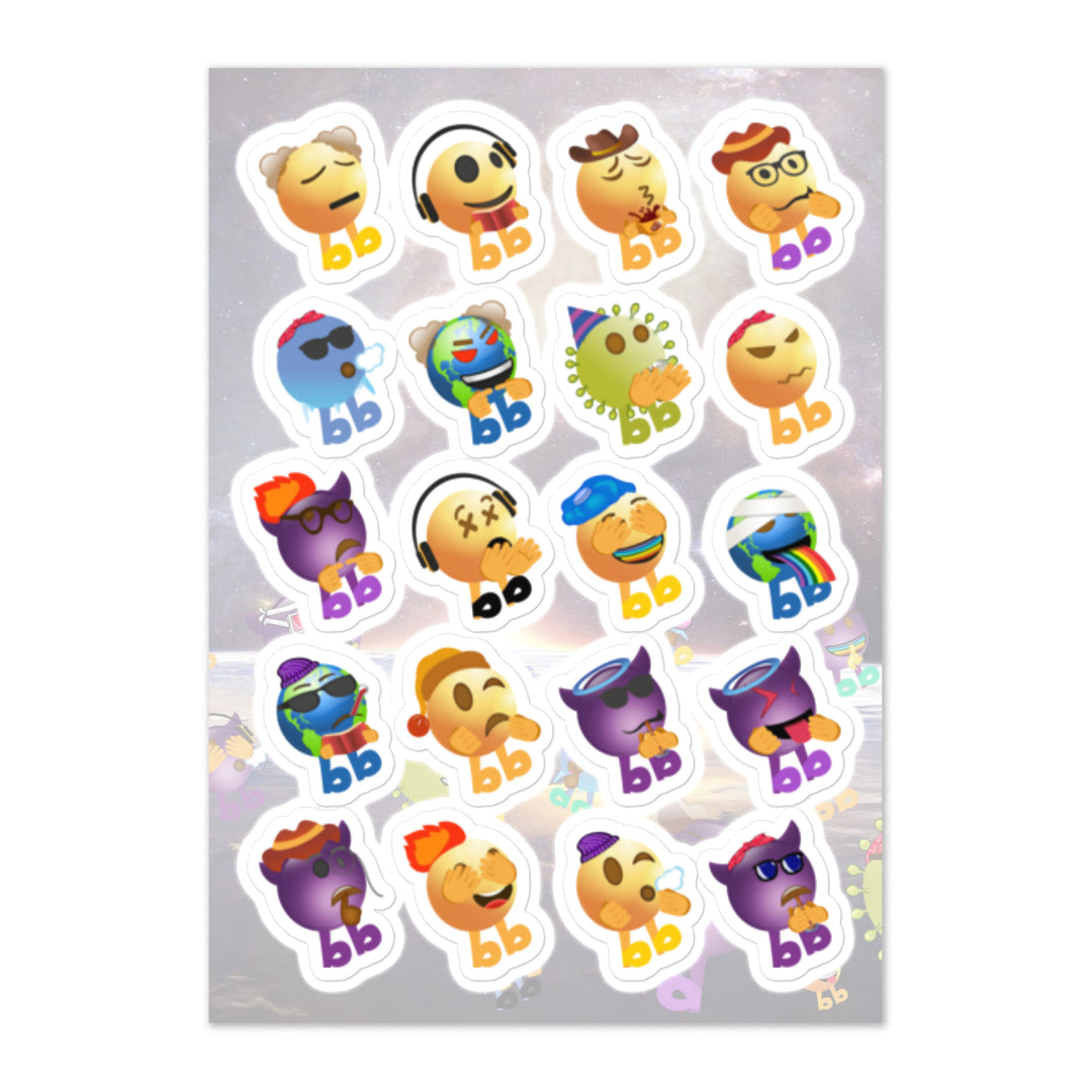 Megabb Buddy Stickers - Emojibb
