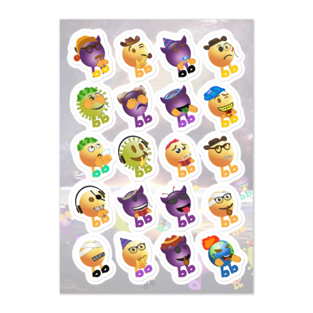 Megabb Buddy Stickers - Emojibb