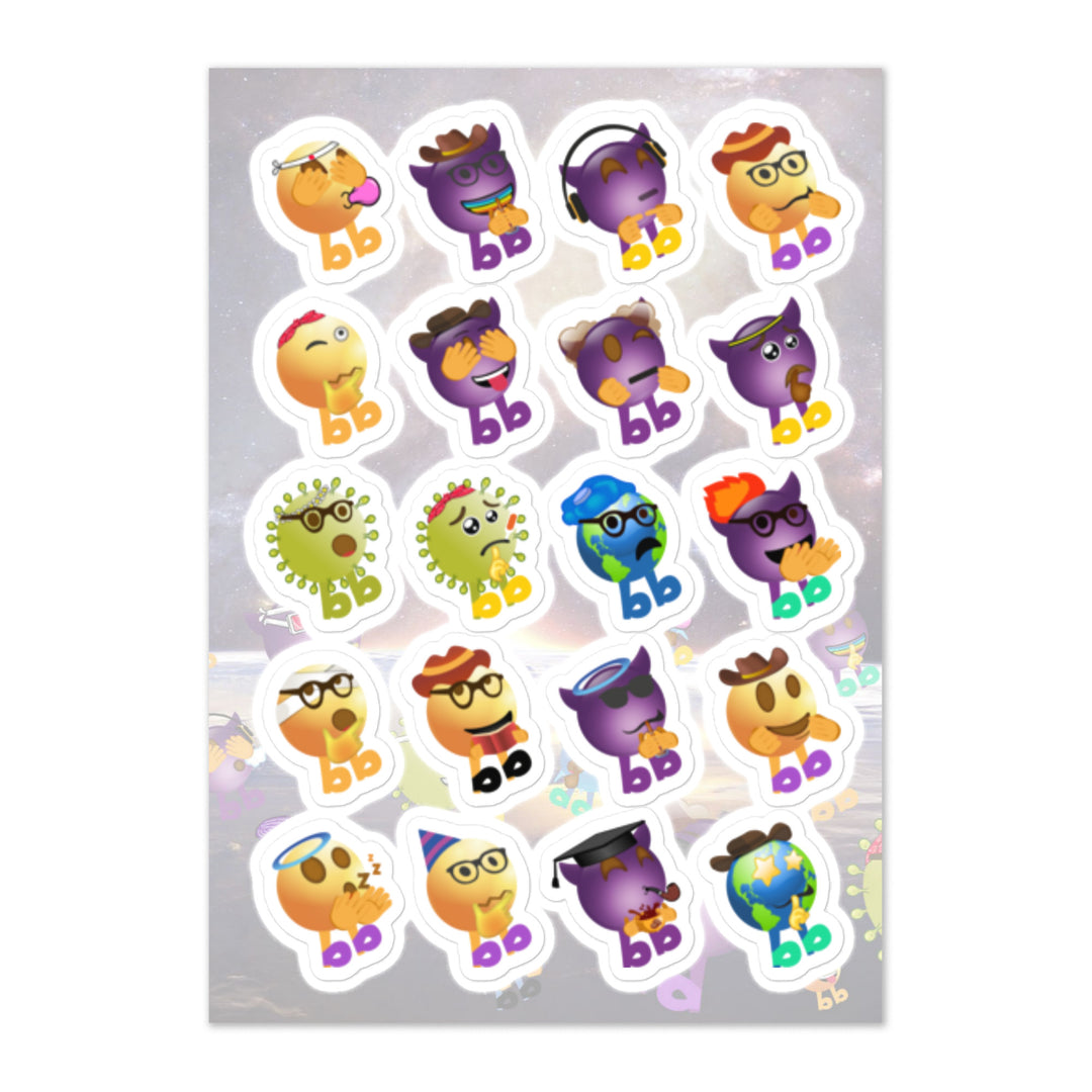 Megabb Buddy Stickers - Emojibb