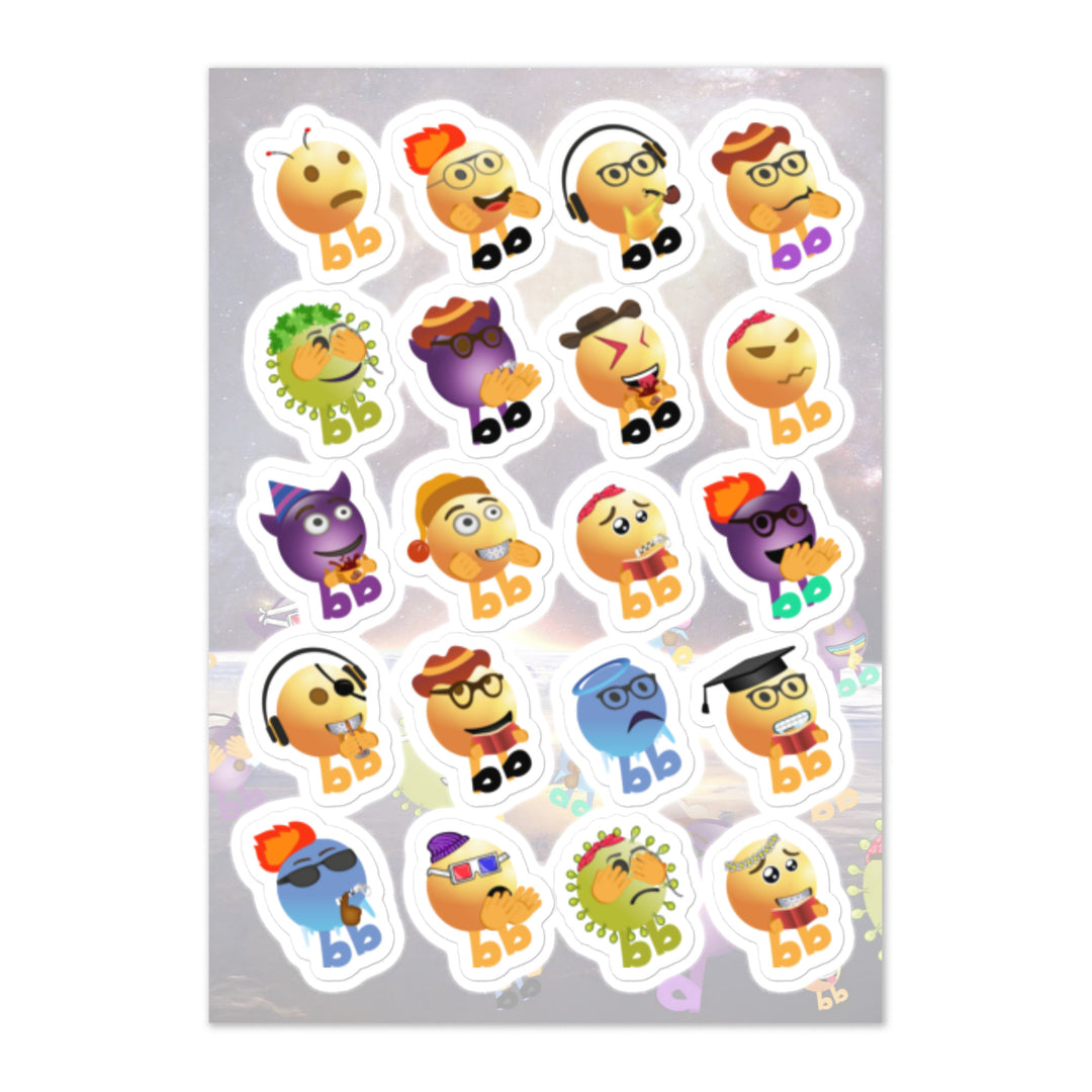 Megabb Buddy Stickers - Emojibb