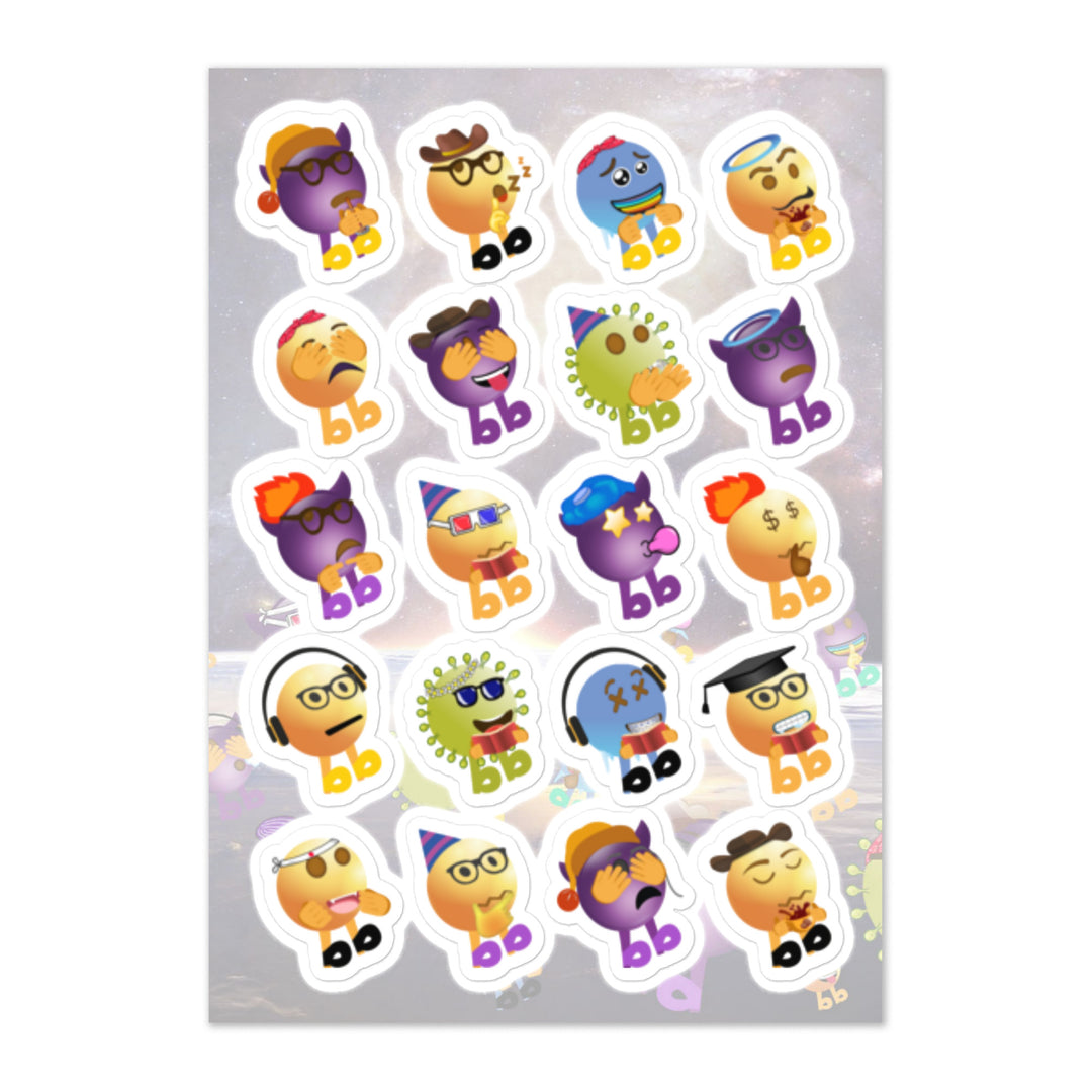 Megabb Buddy Stickers - Emojibb