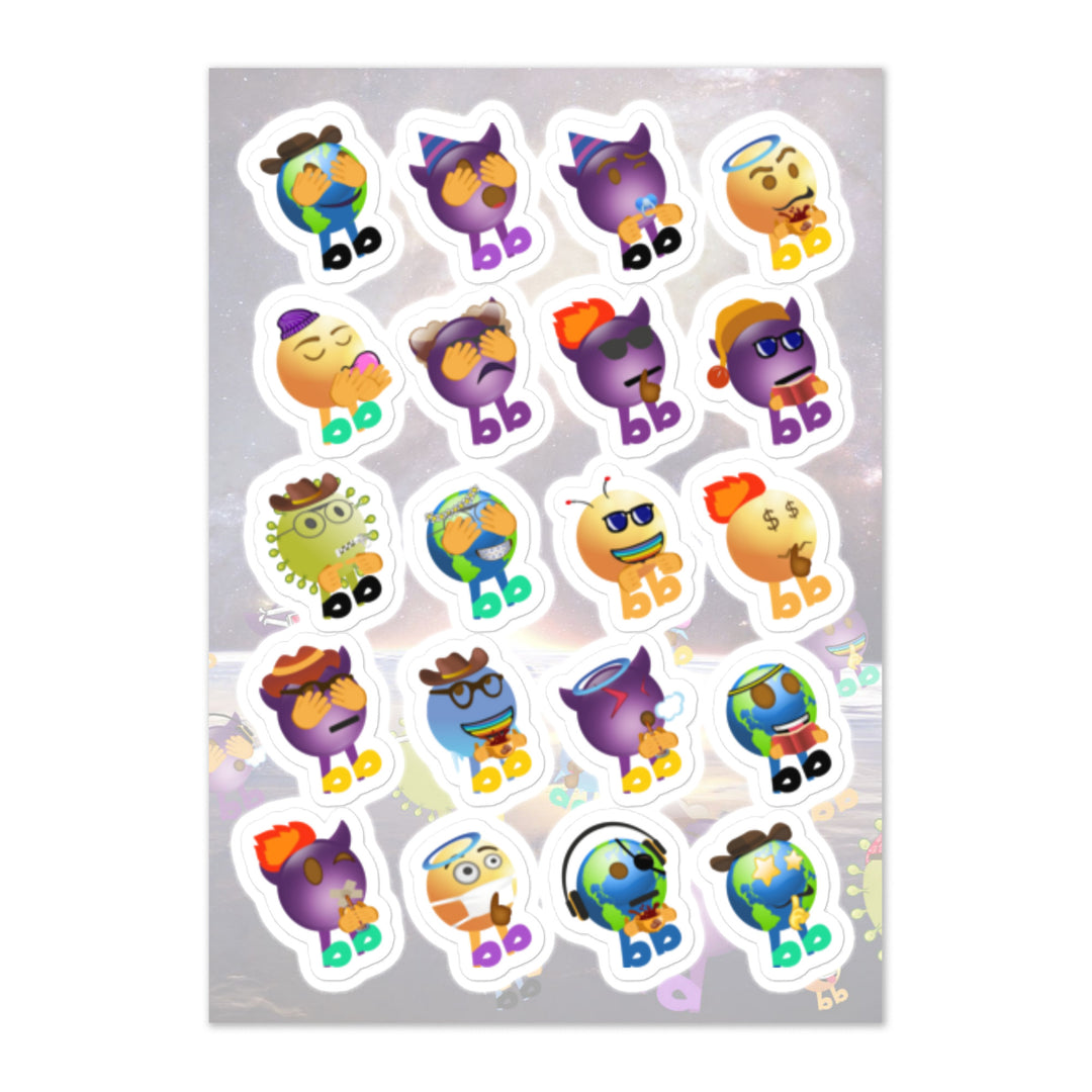 Megabb Buddy Stickers - Emojibb