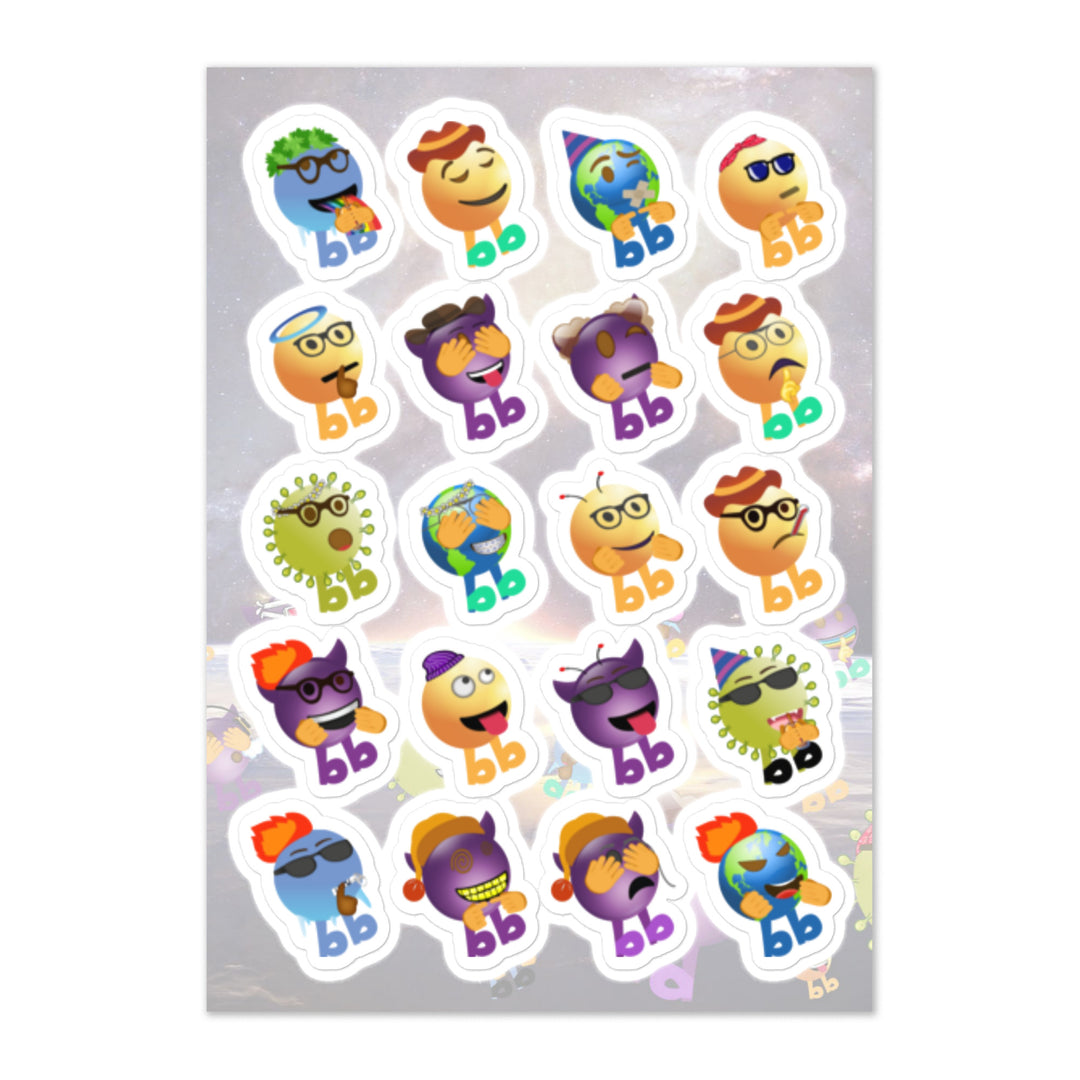 Megabb Buddy Stickers - Emojibb