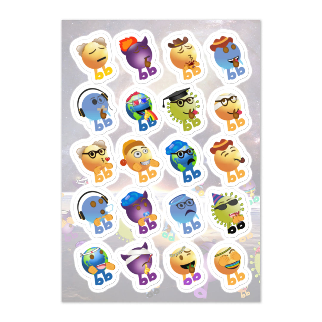 Megabb Buddy Stickers - Emojibb