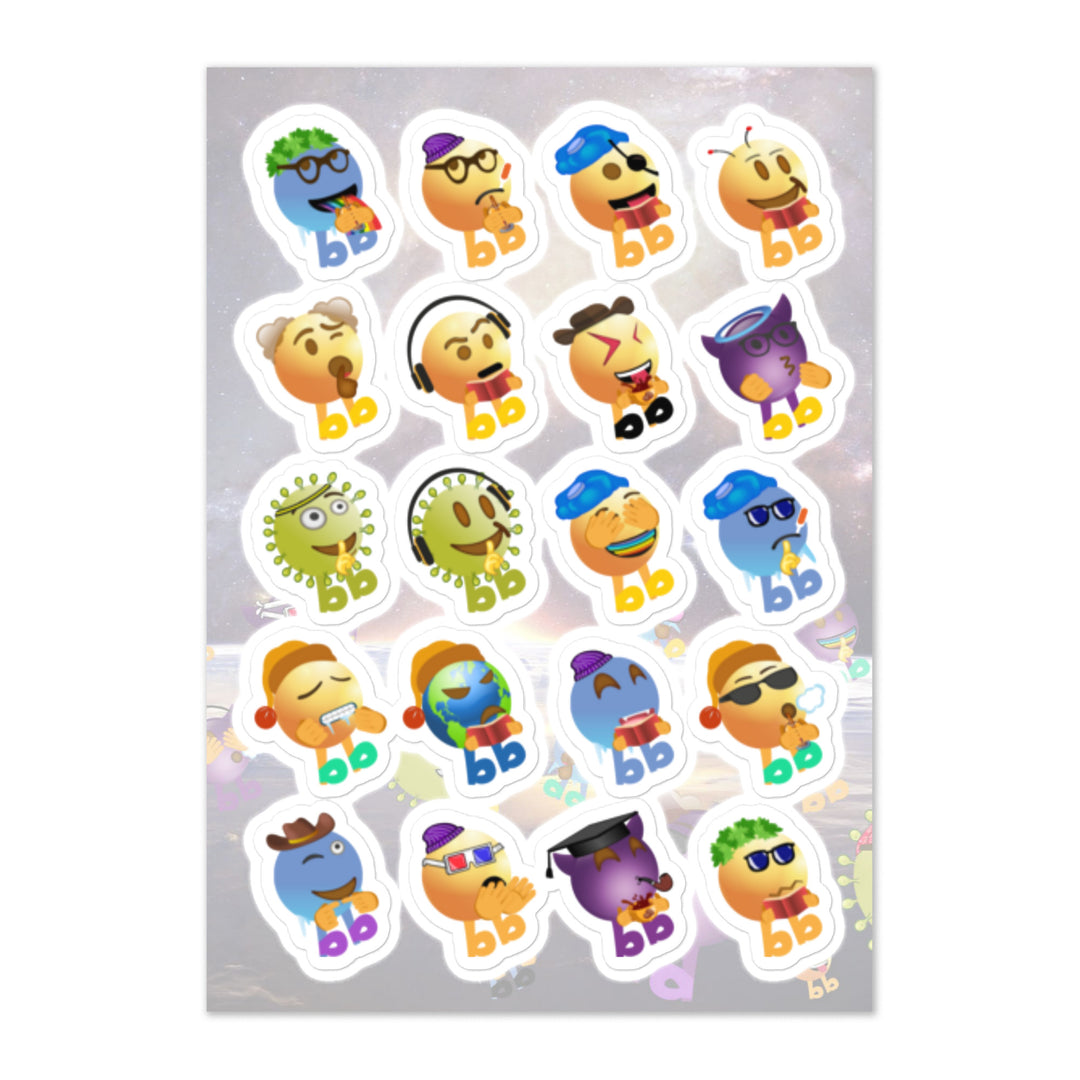 Megabb Buddy Stickers - Emojibb