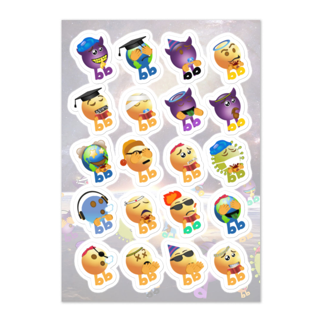 Megabb Buddy Stickers - Emojibb