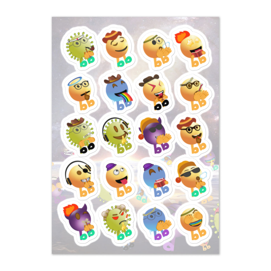 Megabb Buddy Stickers - Emojibb