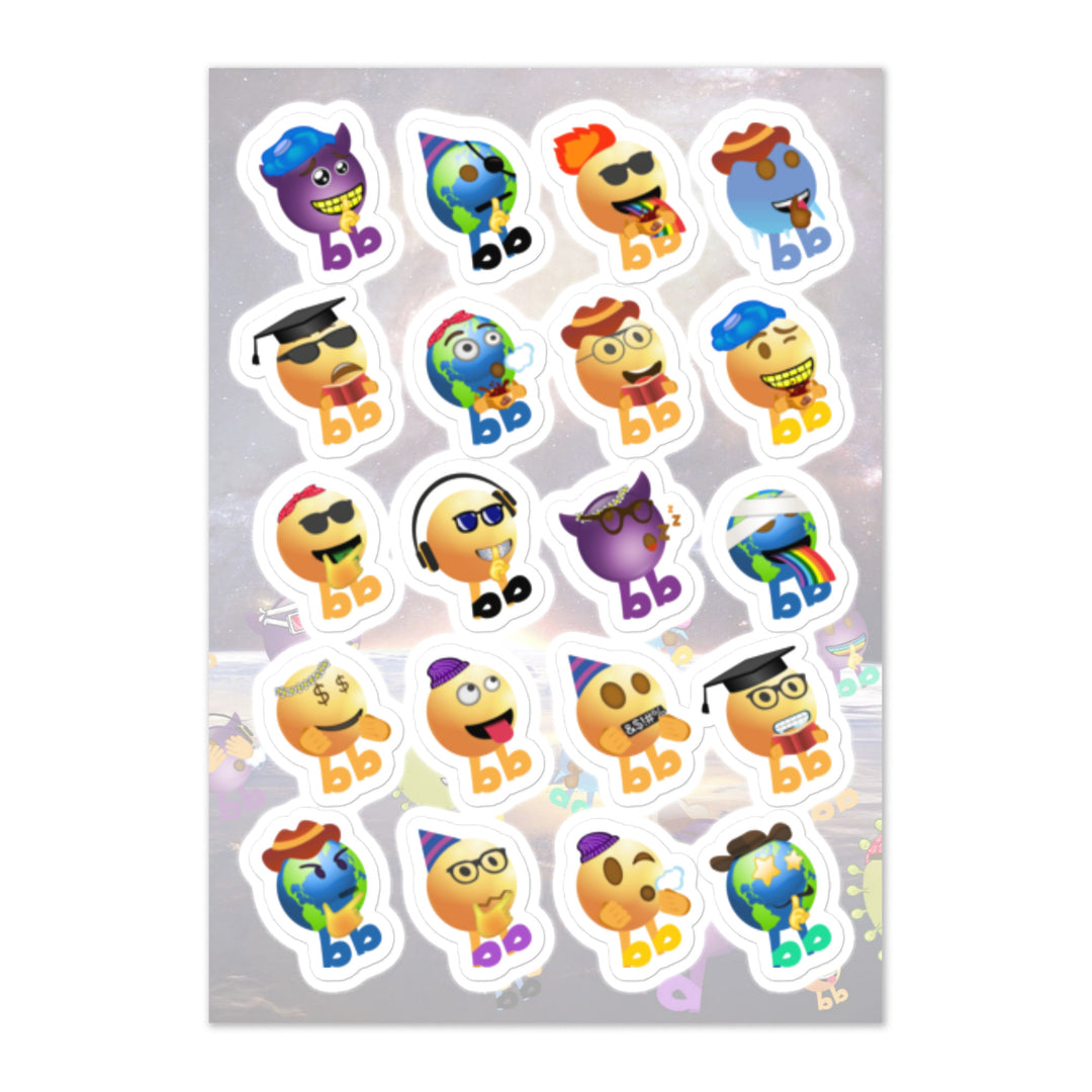 Megabb Buddy Stickers - Emojibb