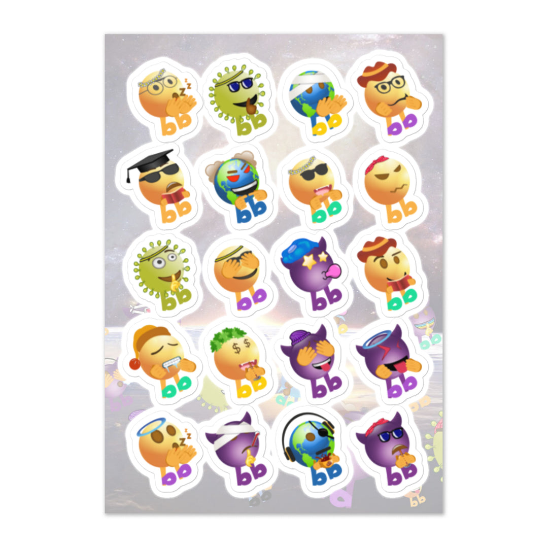 Megabb Buddy Stickers - Emojibb