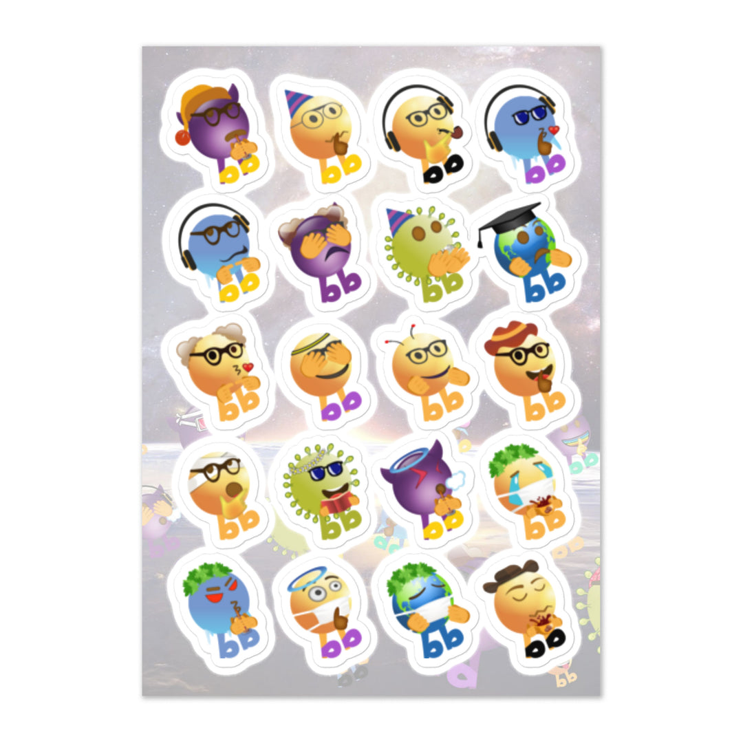 Megabb Buddy Stickers - Emojibb