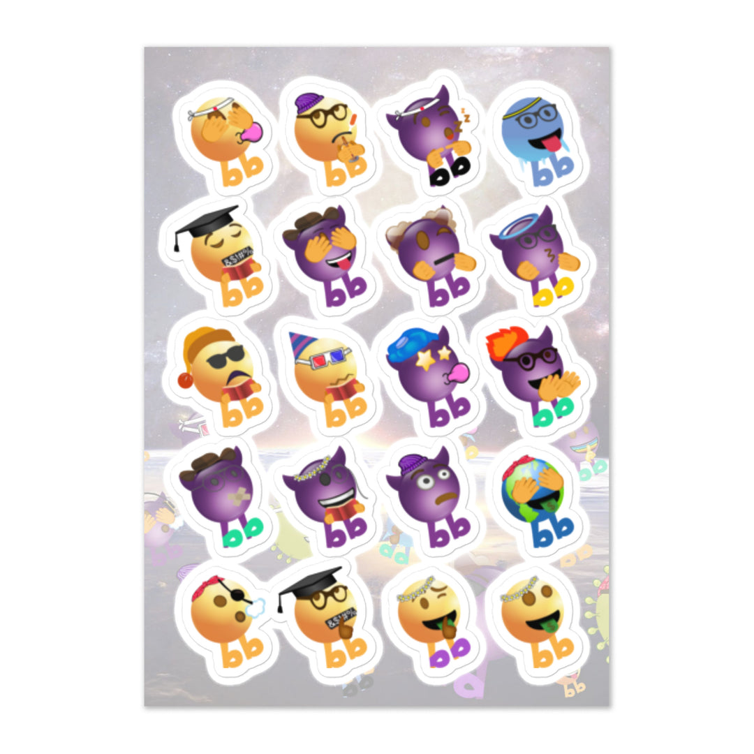 Megabb Buddy Stickers - Emojibb