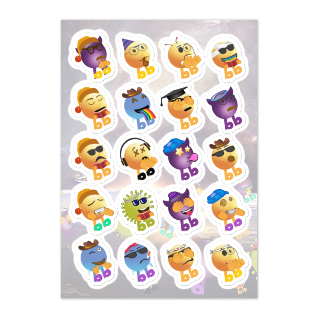 Megabb Buddy Stickers - Emojibb