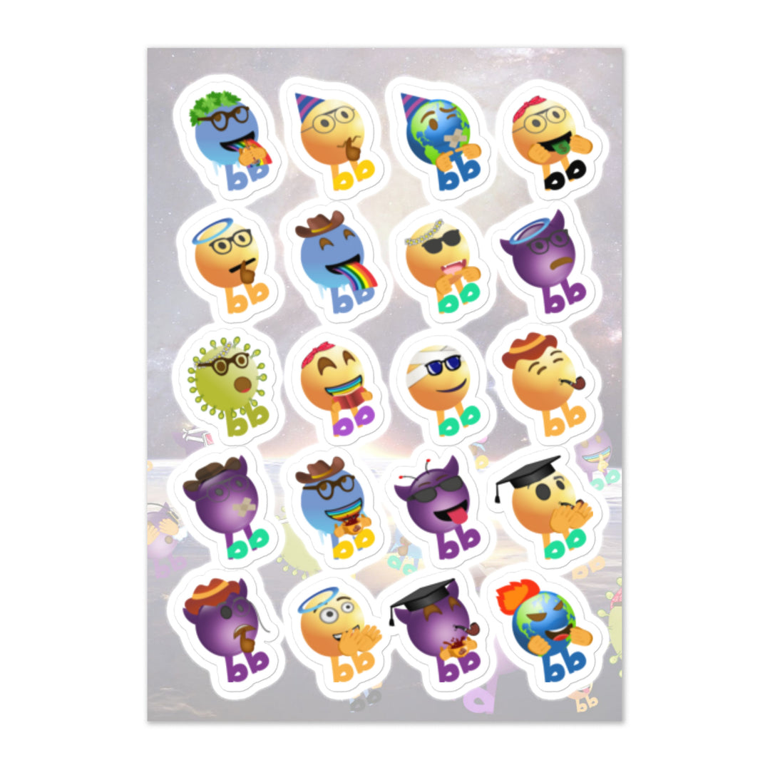 Megabb Buddy Stickers - Emojibb