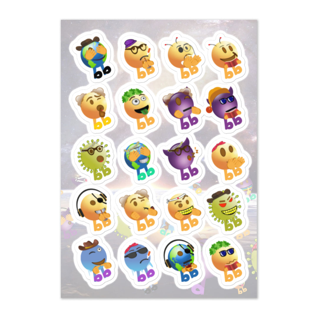 Megabb Buddy Stickers - Emojibb