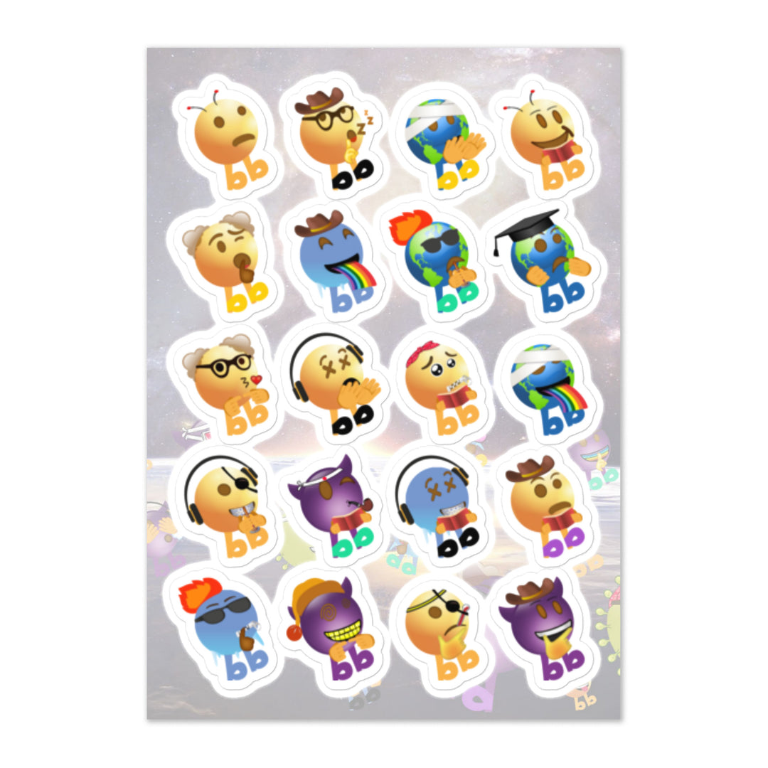 Megabb Buddy Stickers - Emojibb
