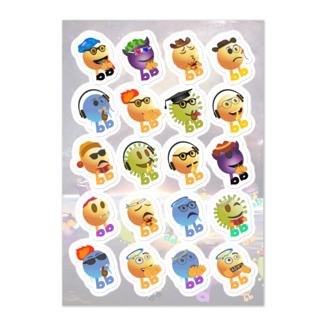 Megabb Buddy Stickers - Emojibb