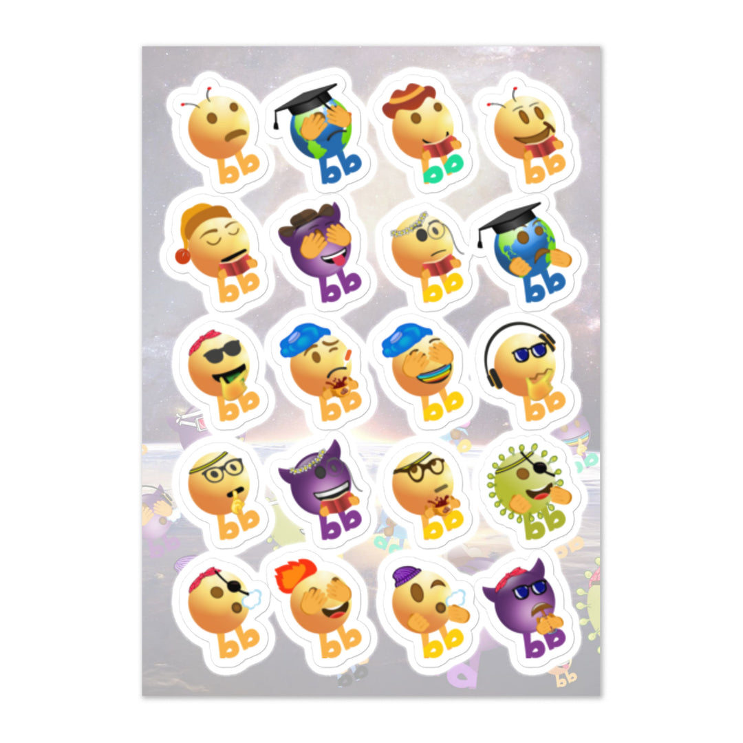 Megabb Buddy Stickers - Emojibb