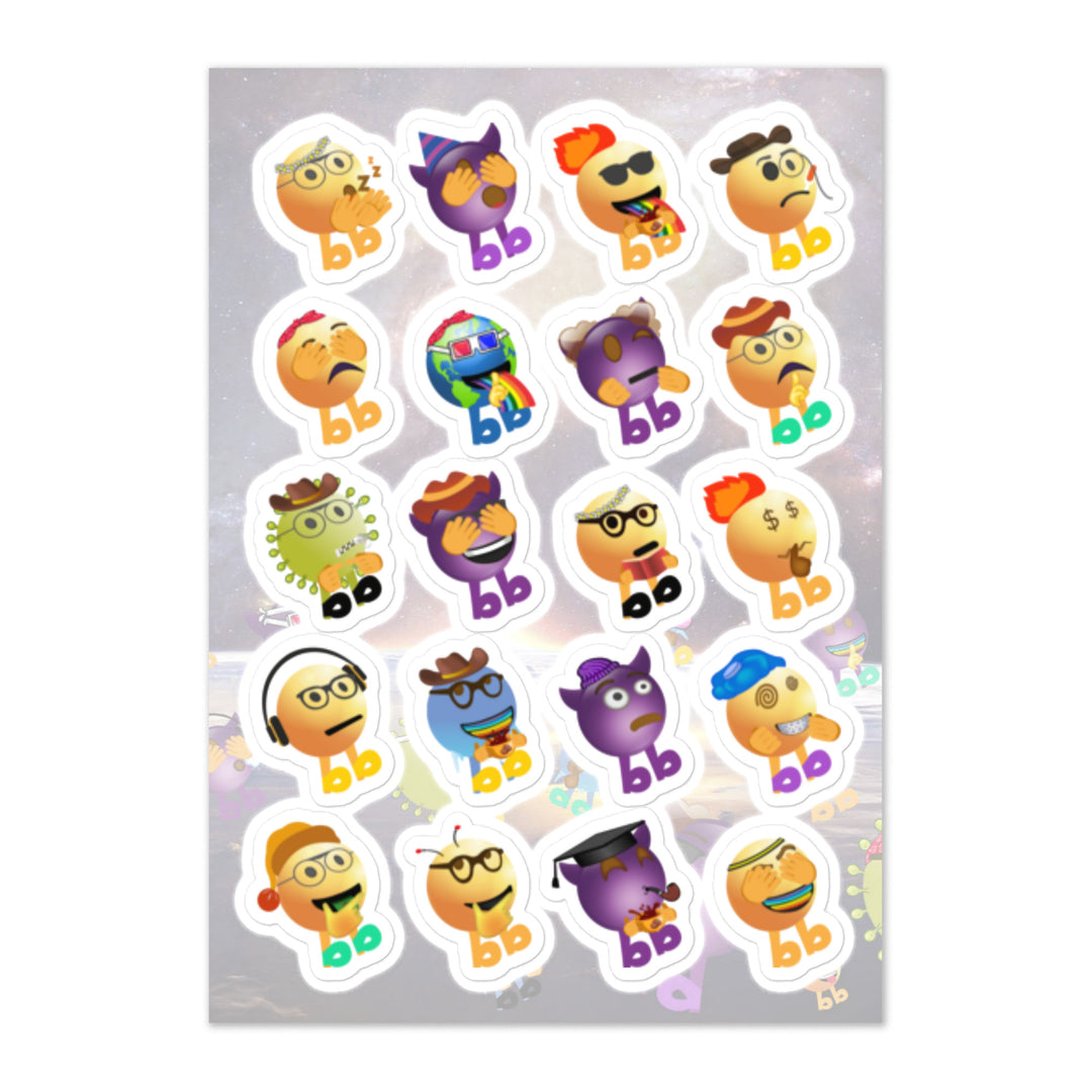 Megabb Buddy Stickers - Emojibb