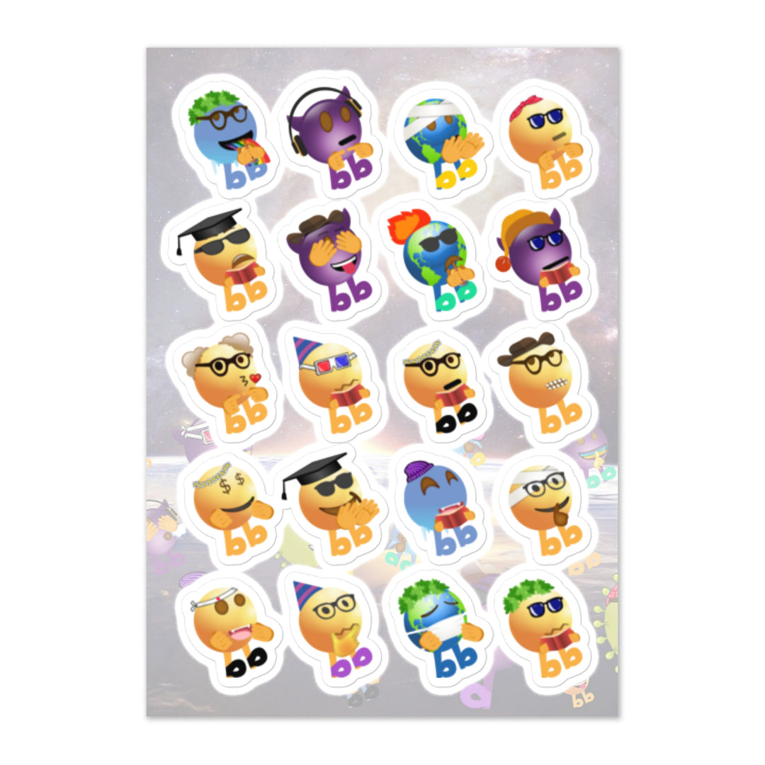 Megabb Buddy Stickers - Emojibb