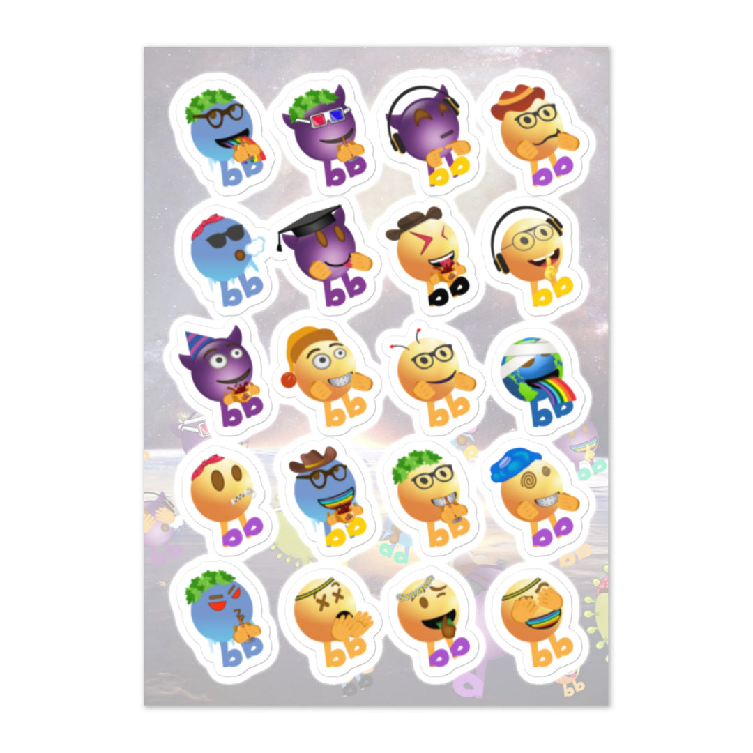Megabb Buddy Stickers - Emojibb