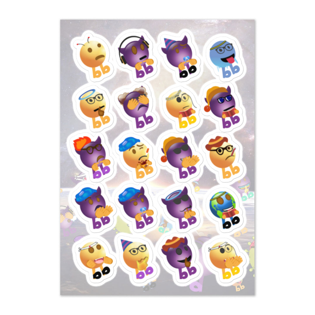 Megabb Buddy Stickers - Emojibb
